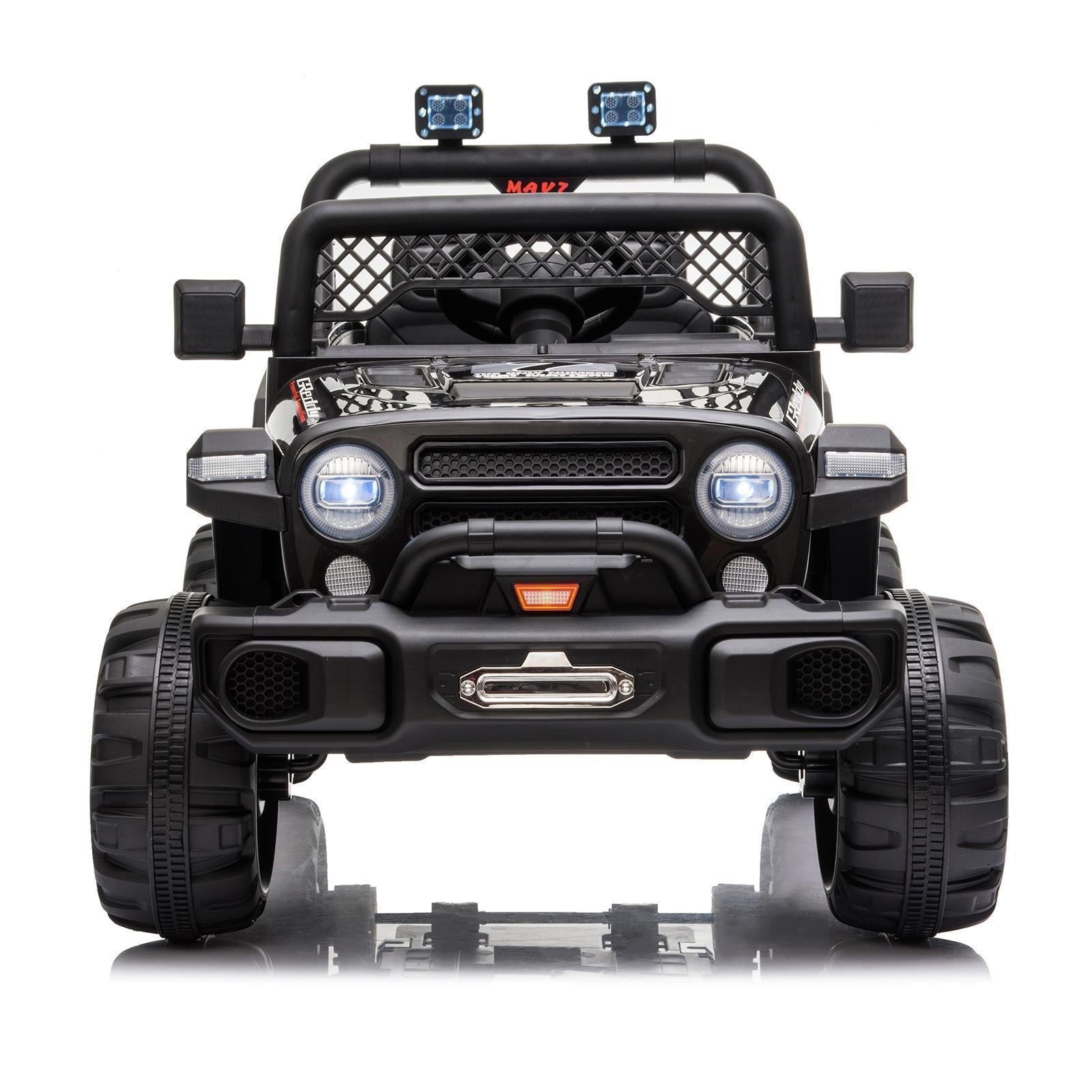 12V Electric Kids Ride On Truck Car Toy with Remote Control and 3 Speed Options