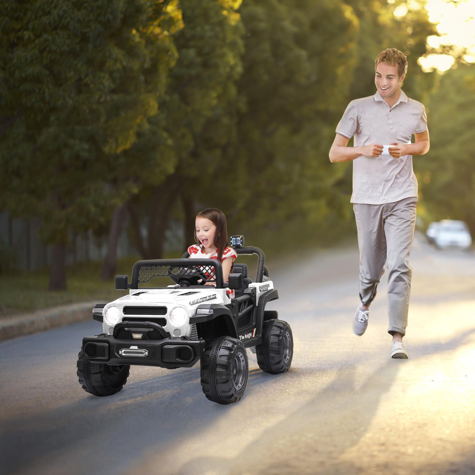 12V Electric Kids Ride On Truck Car Toy with Remote Control and 3 Speed Options