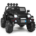 12V Electric Kids Ride-On Truck with MP3 and Remote Control - Black