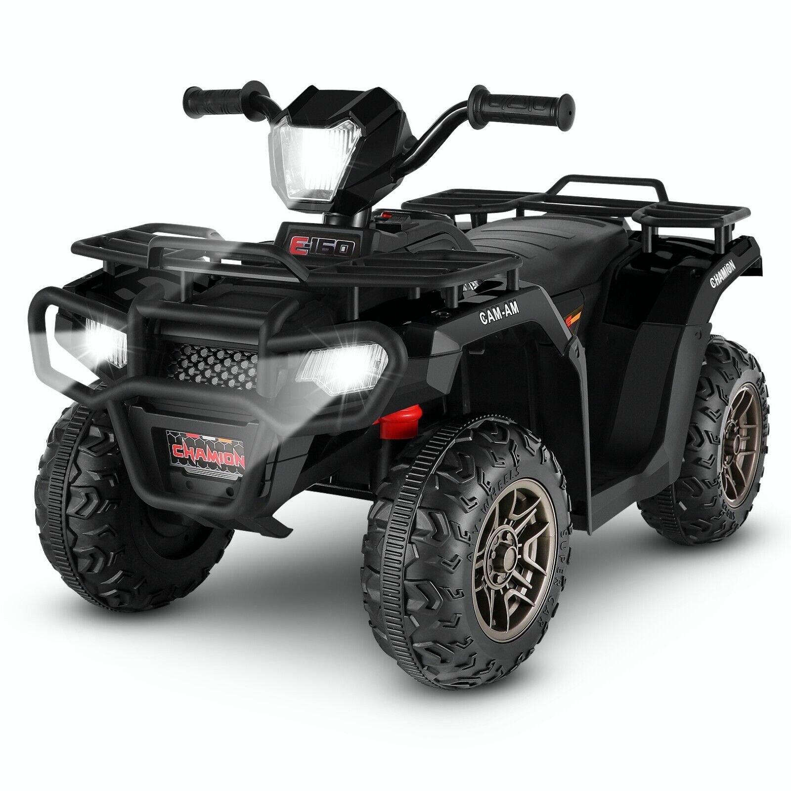 12V Electric Ride-On ATV Toy Car with USB/MP3 for Kids Ages 3-6