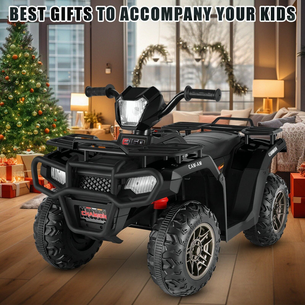 12V Electric Ride-On ATV Toy Car with USB/MP3 for Kids Ages 3-6
