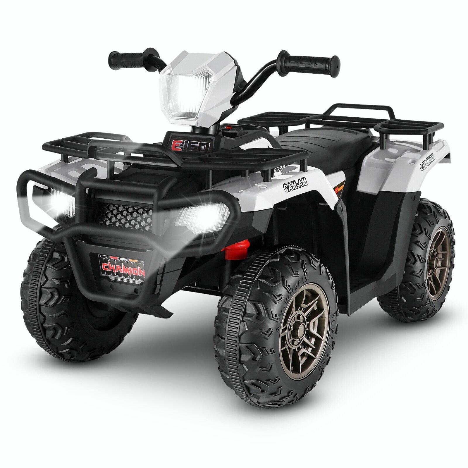 12V Electric Ride-On ATV Toy Car with USB/MP3 for Kids Ages 3-6