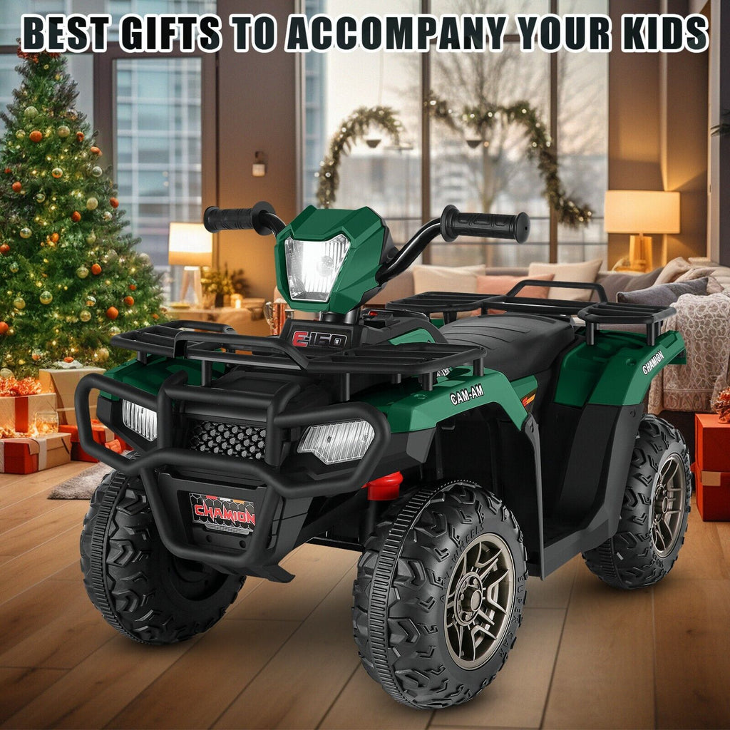 12V Electric Ride-On ATV Toy Car with USB/MP3 for Kids Ages 3-6
