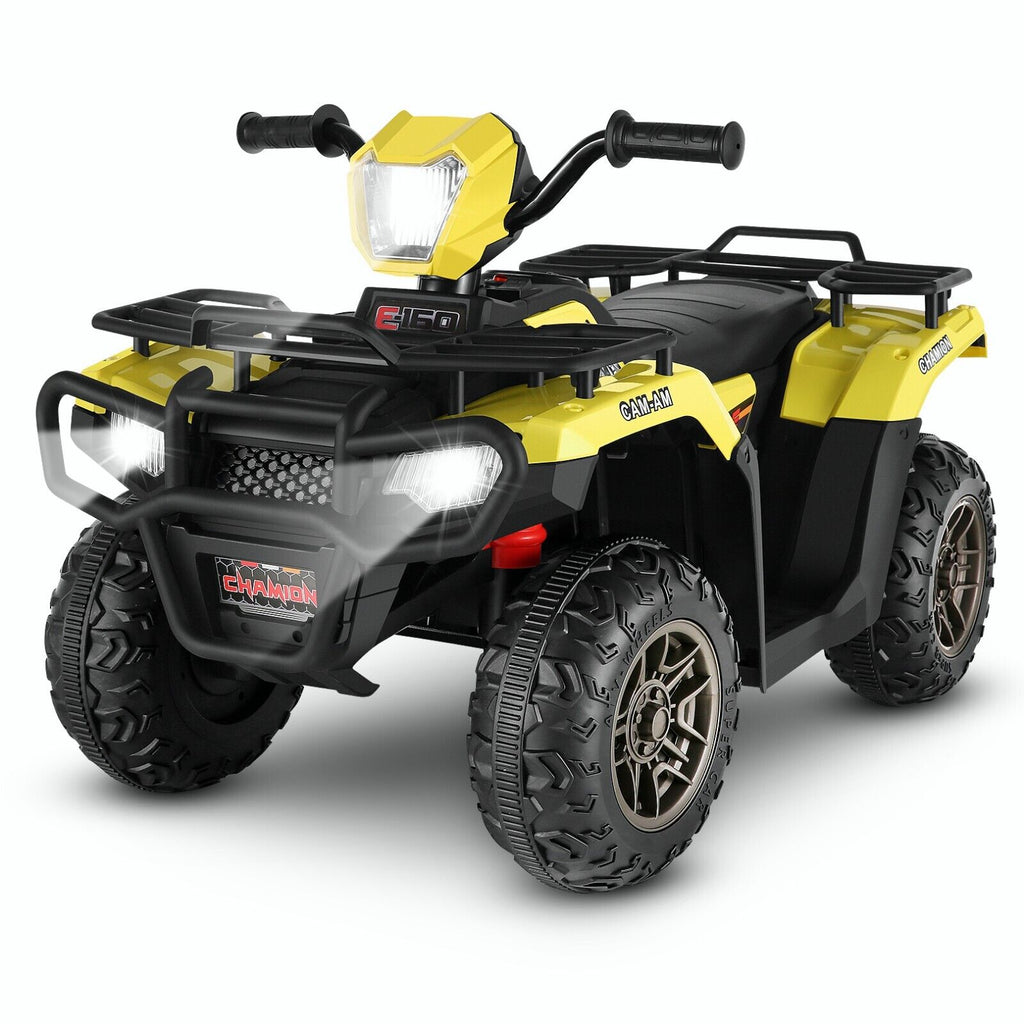 12V Electric Ride-On ATV Toy Car with USB/MP3 for Kids Ages 3-6