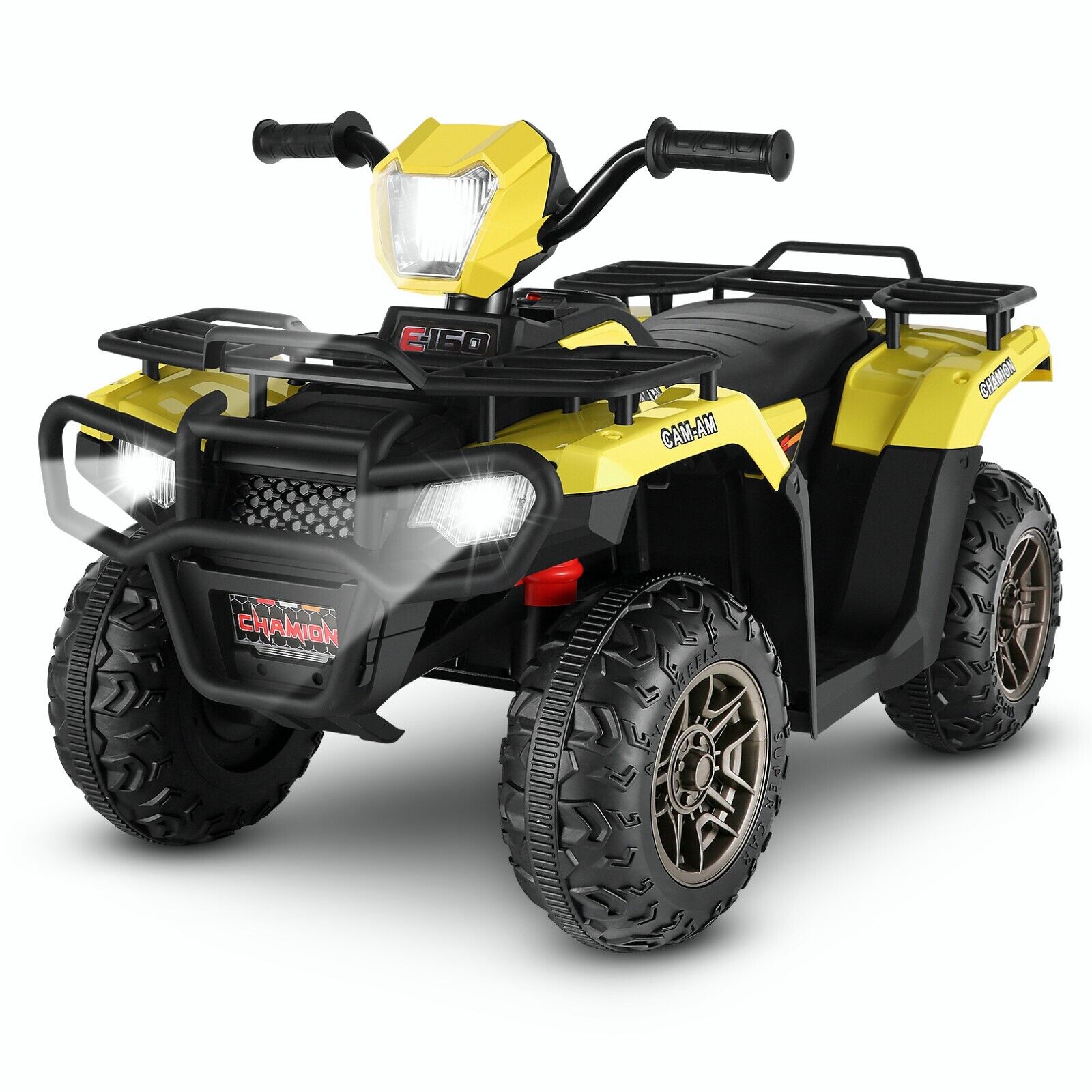 12V Electric Ride-On ATV Toy Car with USB/MP3 for Kids Ages 3-6