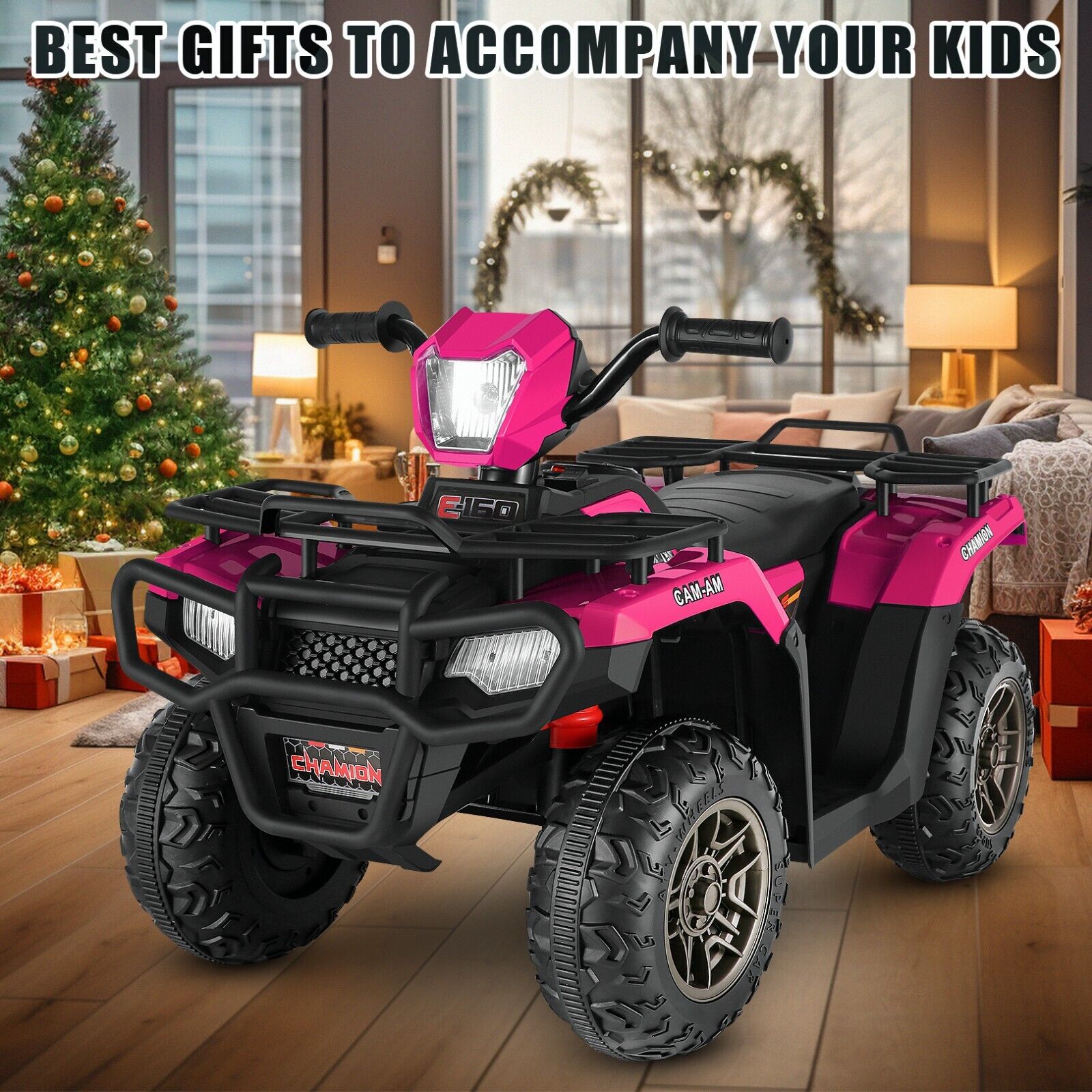 Electric ATV Ride-On Toy Car for Kids with USB/MP3, Suitable for Ages 3-6