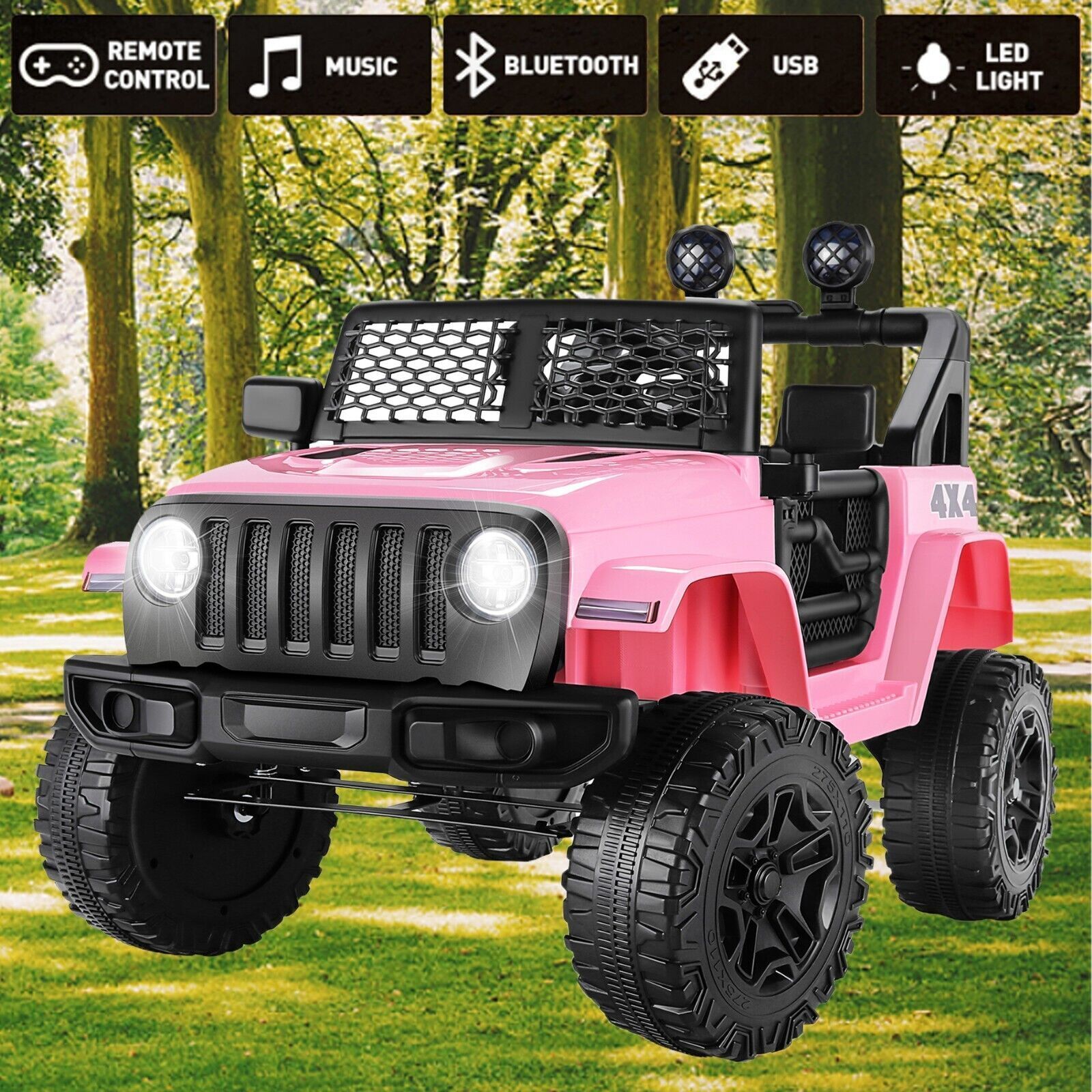 12V Electric Truck for Kids with Remote Control and 7Ah Battery