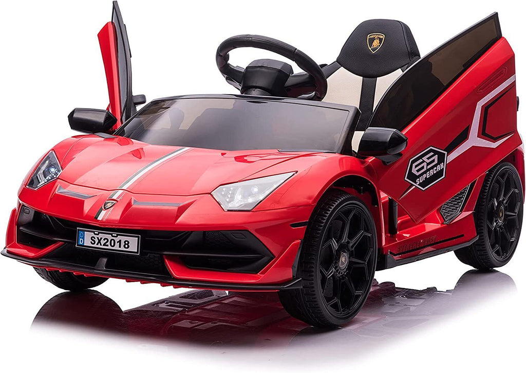 12V Electric Ride-On Car for Kids with Remote Control, MP3 Player, and LED Lights - Perfect Gift Toy
