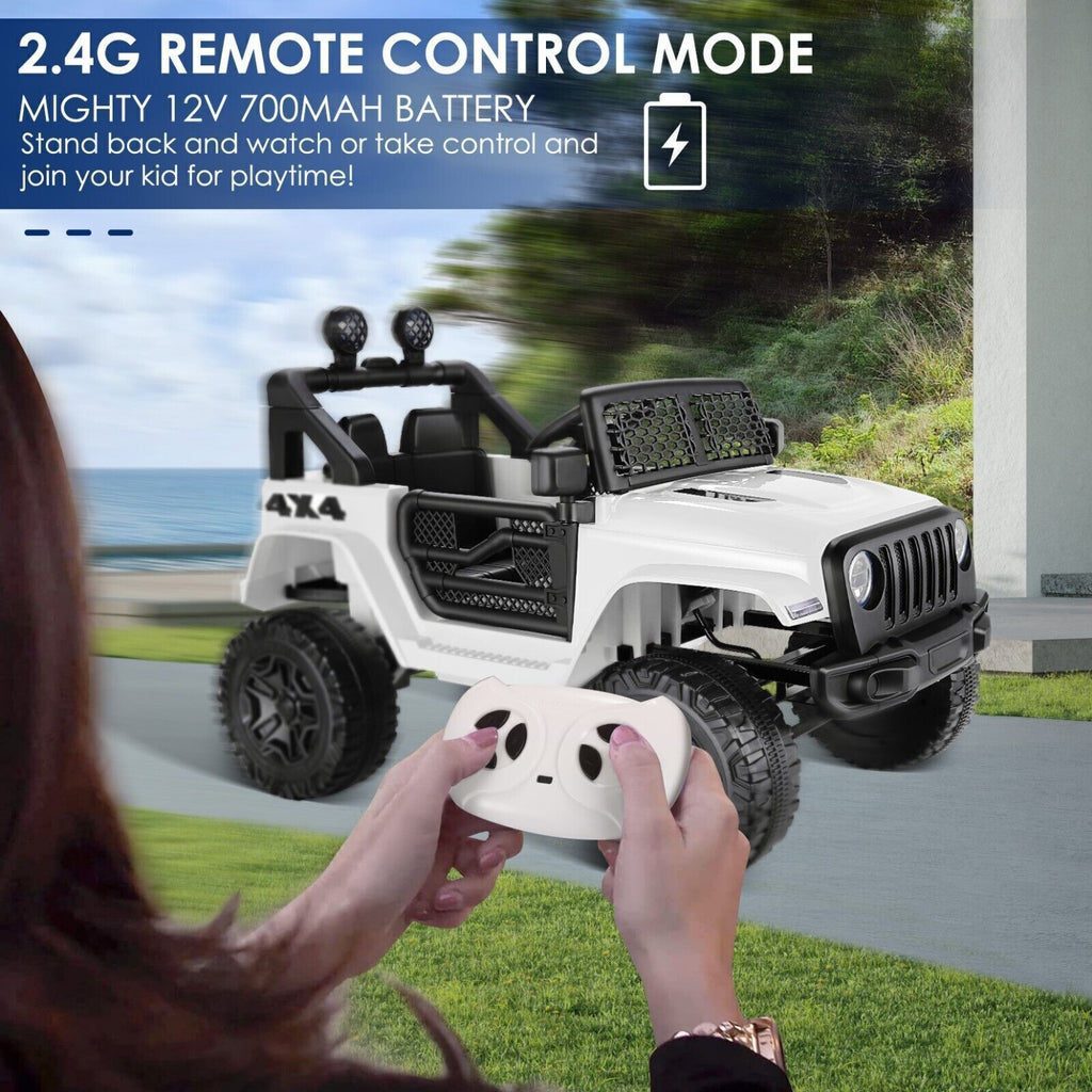 Electric Ride-On Cars for Kids with Remote Control - 12V Battery Powered