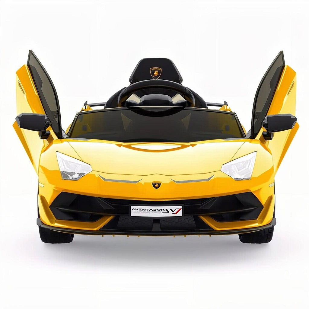 12V Electric Ride-On Car with Remote Control and LED Lights - The Perfect Gift for Kids!