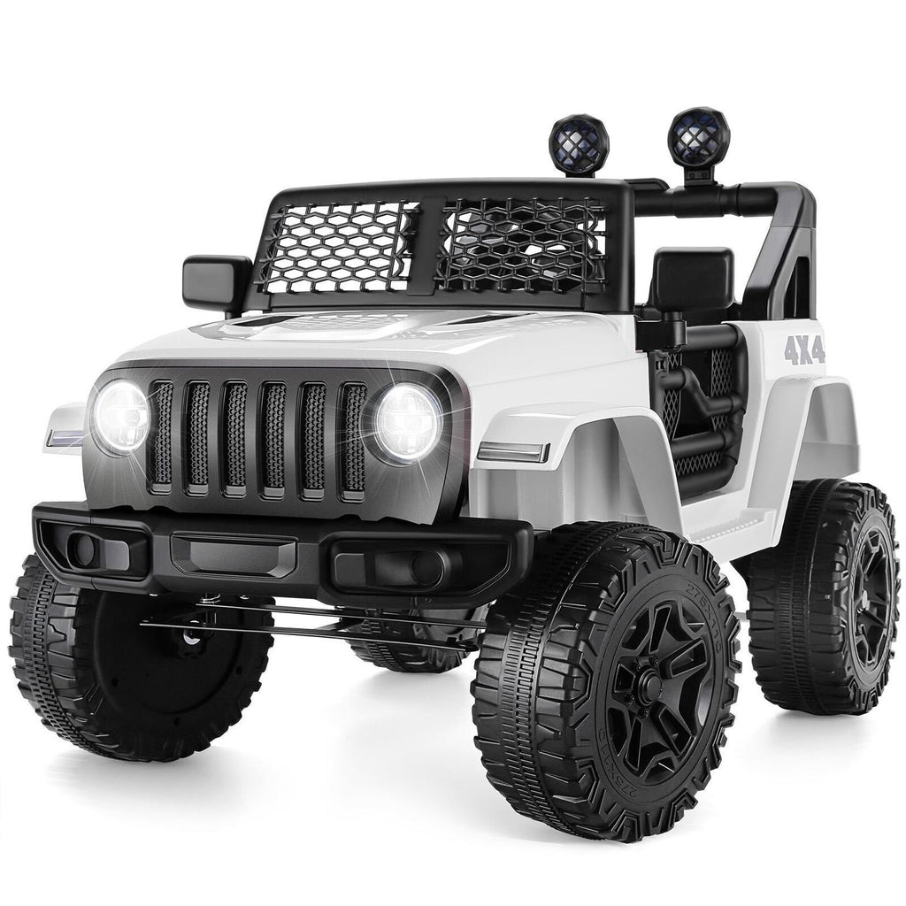 12V Electric Ride-On Jeep for Kids with USB, Bluetooth, Remote Control, and MP3 Player - Speeds up to 3 MPH