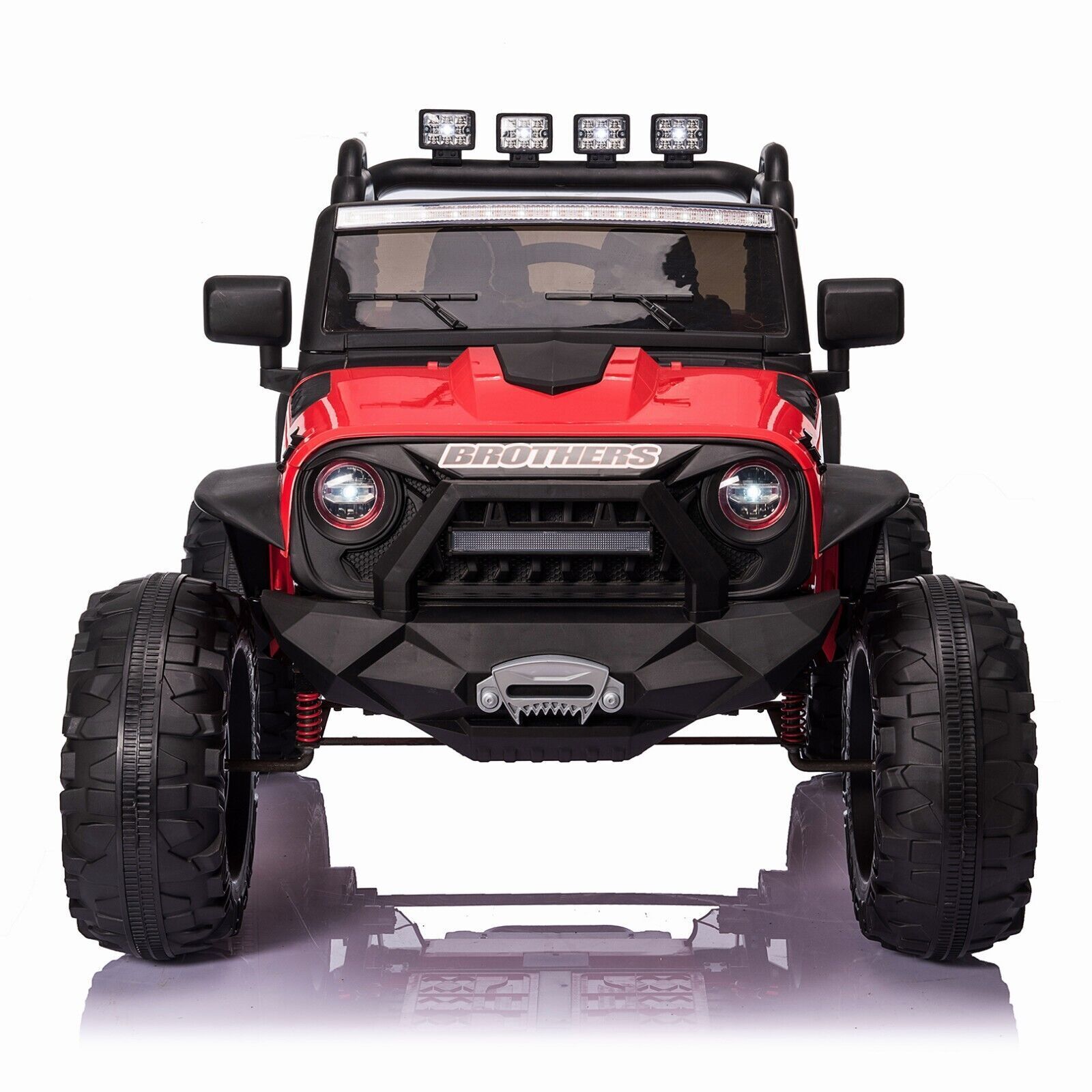 12V Electric Ride On Jeep Toy Car with USB, Bluetooth, and Remote Control for Kids