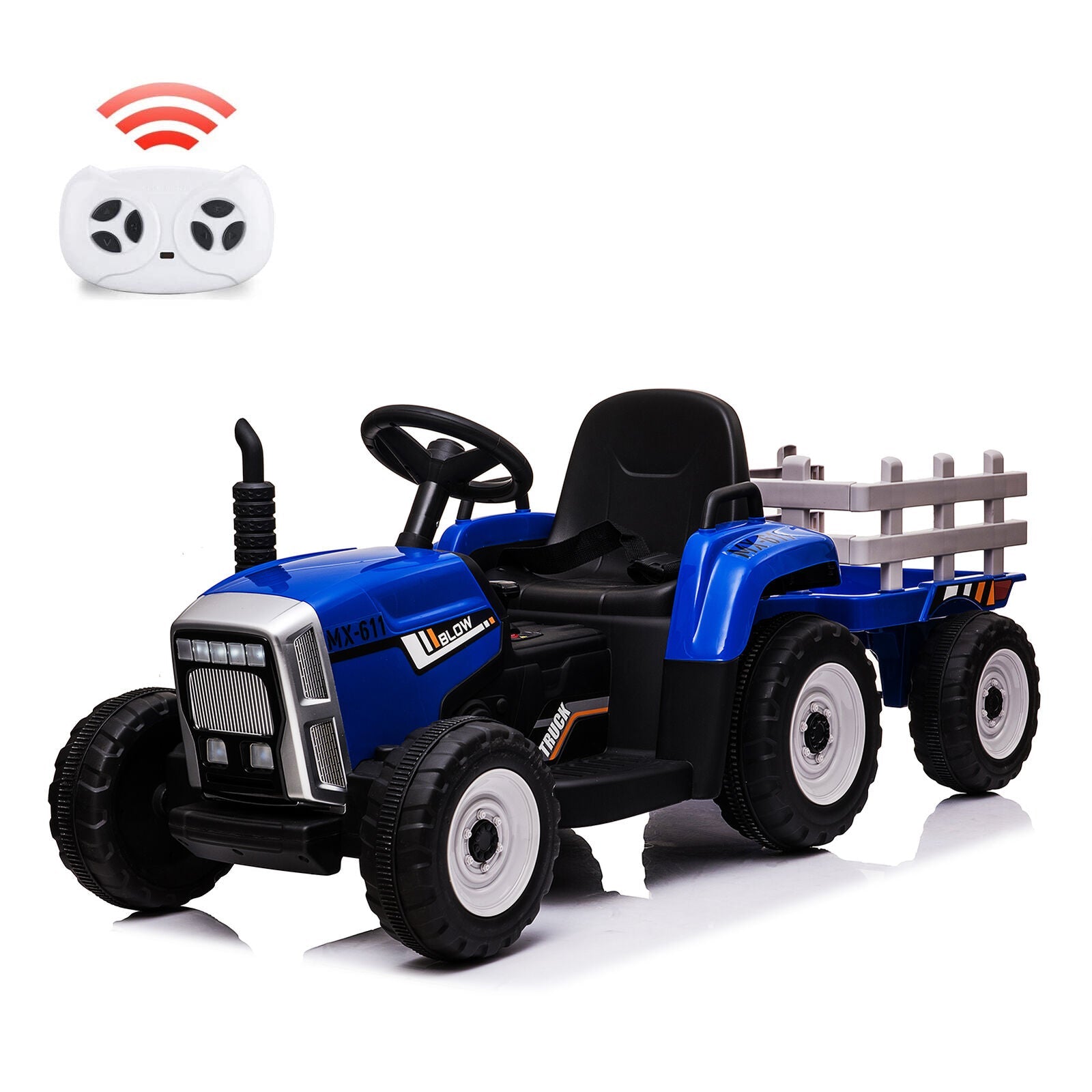 12V Electric Ride-On Tractor Car with Remote Control - Perfect Gift for Kids