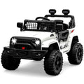 12V Electric Ride-On Truck for Kids with Remote Control - 2 Speeds, White