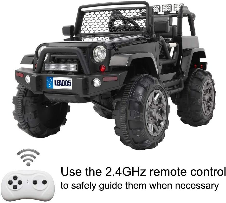 12V Electric Ride-On Truck for Kids with Remote Control