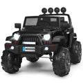 12V Electric Ride-On Truck for Kids with Remote Control and Magnetic Double Doors
