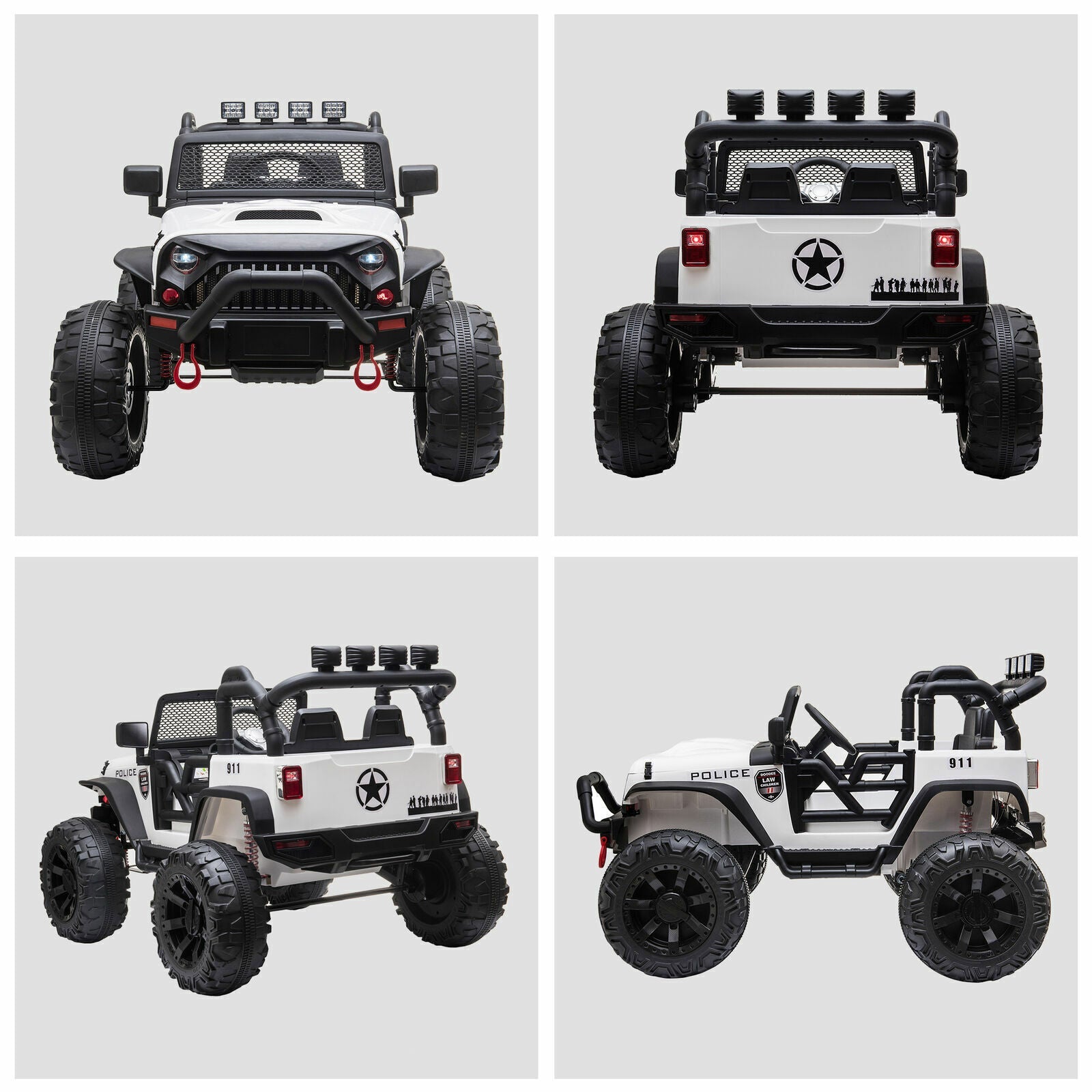 12V Electric Ride On Truck for Kids with Remote Control and Spacious Seat