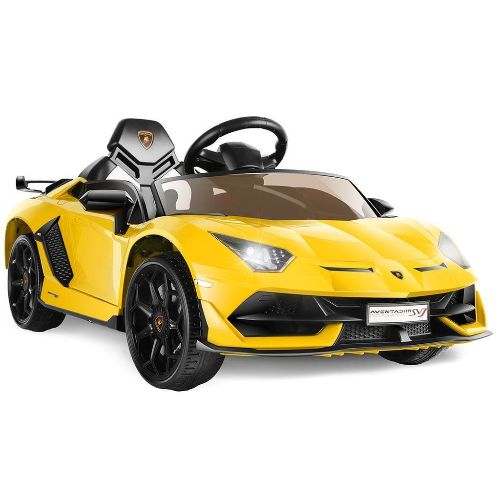 Licensed Lamborghini Electric Ride-On Car for Kids with Remote Control - Perfect Gift for Young Drivers!