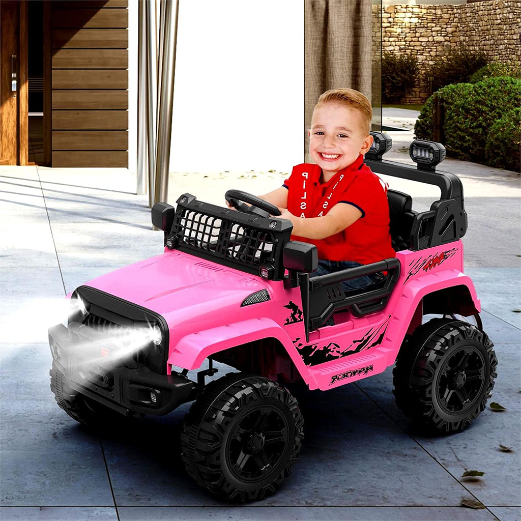 12V Electric Truck for Kids with Remote Control and Spring Suspension
