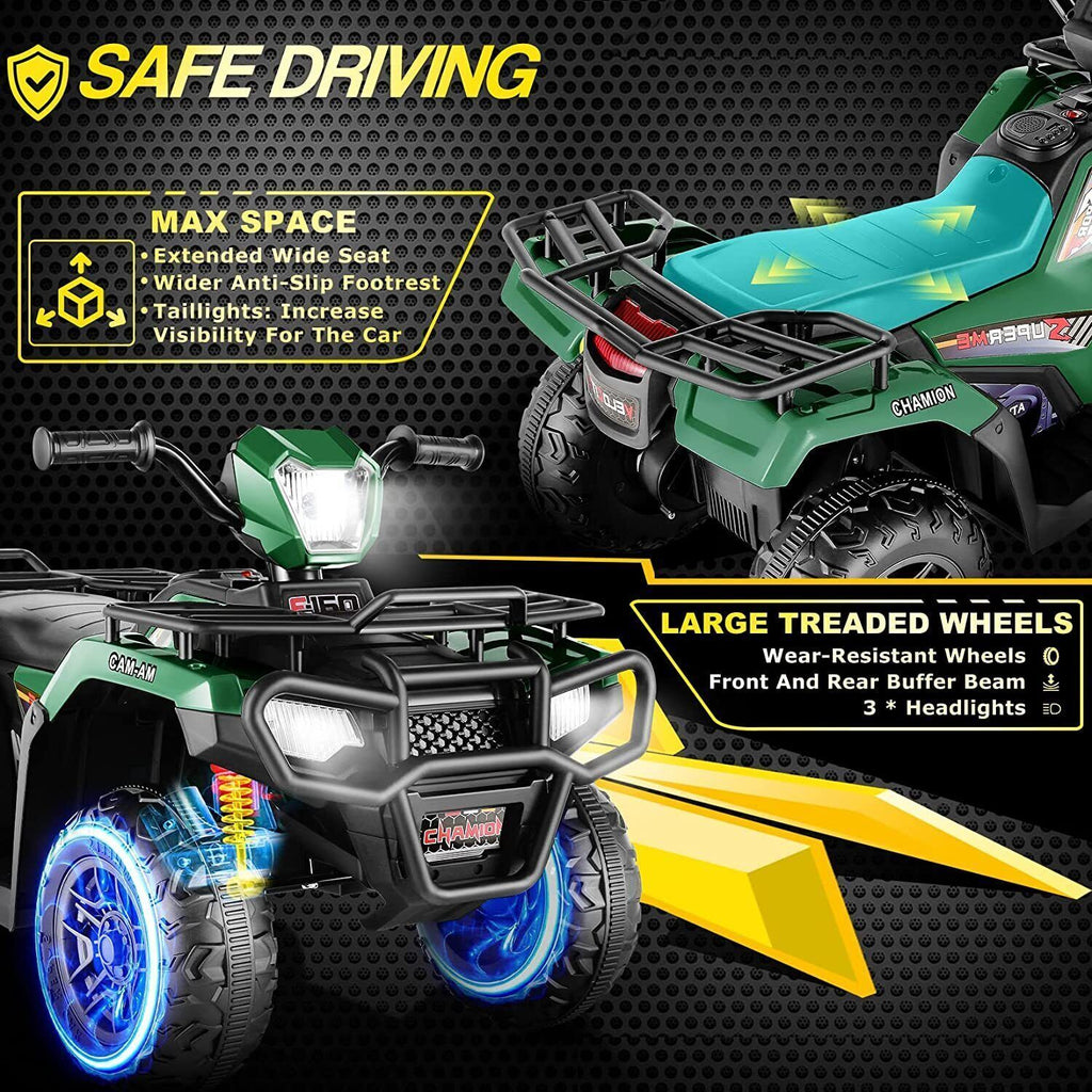 12V Electric Vehicle with Dual Speed and Treaded Tires for an Exciting Ride