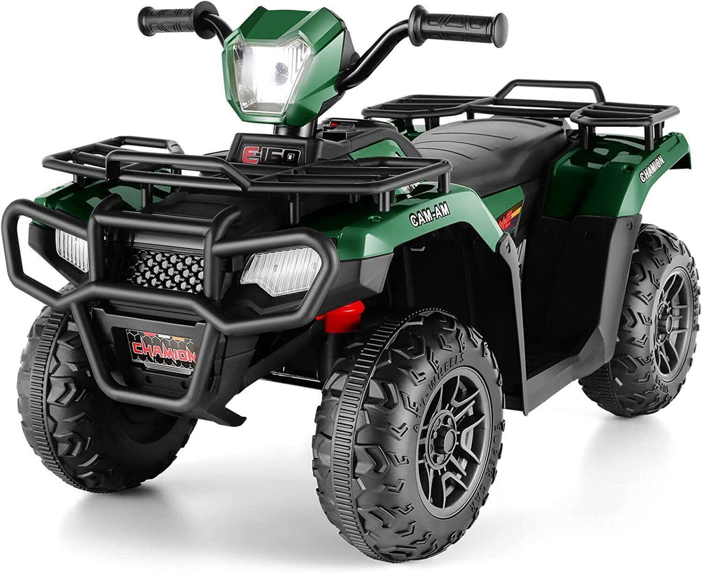 12V Electric Vehicle with High/Low Speed Treaded Tires and LED Lights