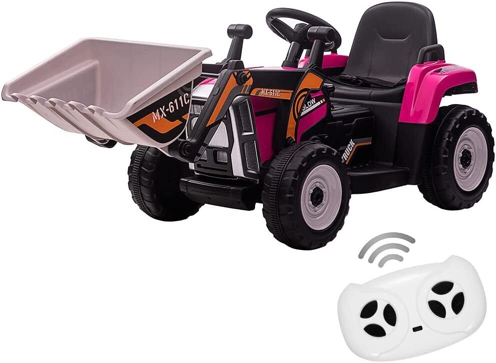 12V Excavator Ride-On Car with Remote Control and EVA Tires for Toddlers