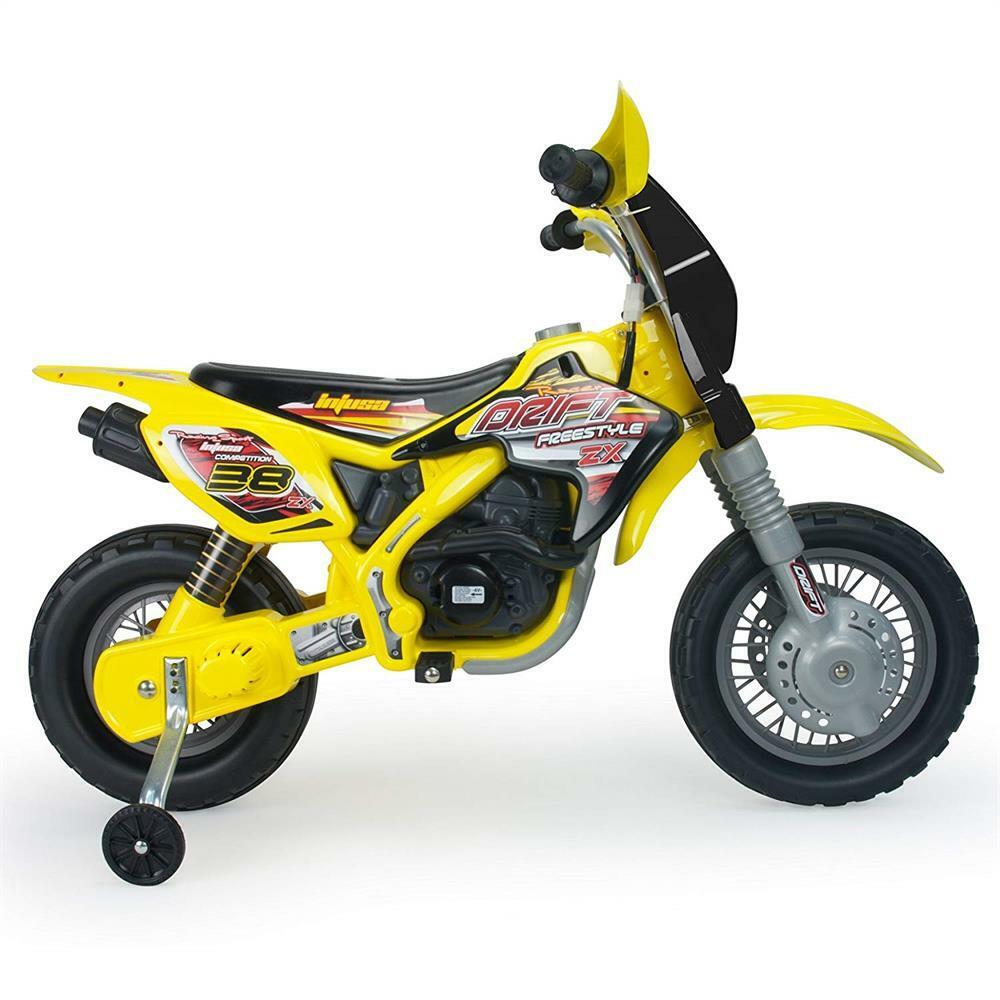12V Injusa Drift ZX Dirt Bike for High-Speed Adventures