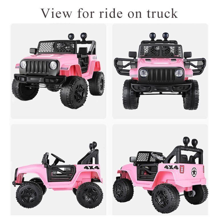 12V Kids Ride-On Car with MP3, Bluetooth, and Parental Remote Control