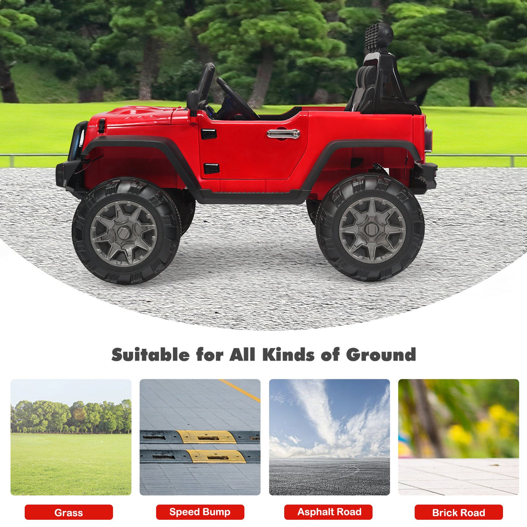 12V Kids Ride on Truck with 2.4GHz Remote Control - Electric Vehicle for Children