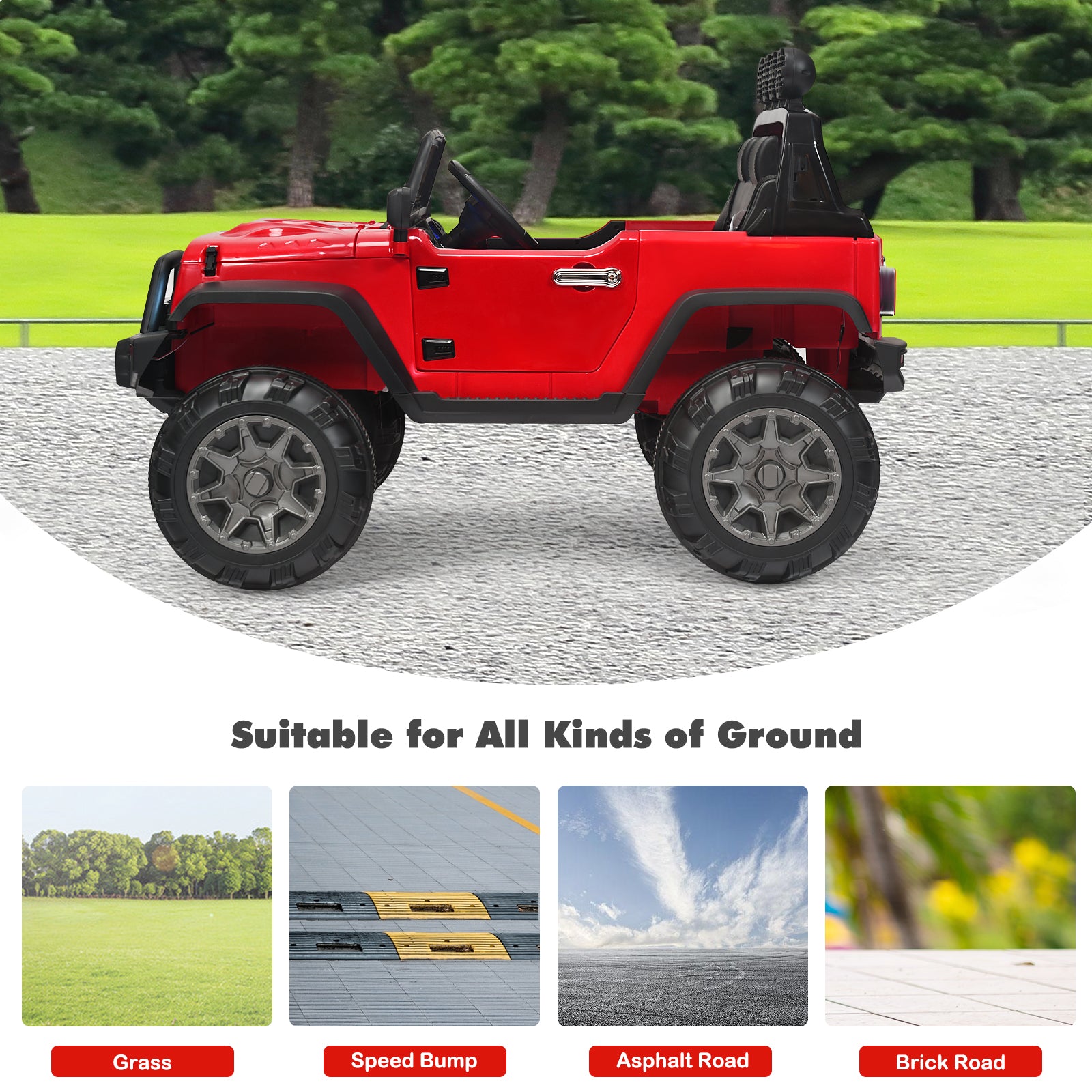12V Kids Ride on Truck with 2.4GHz Remote Control - Electric Vehicle for Children