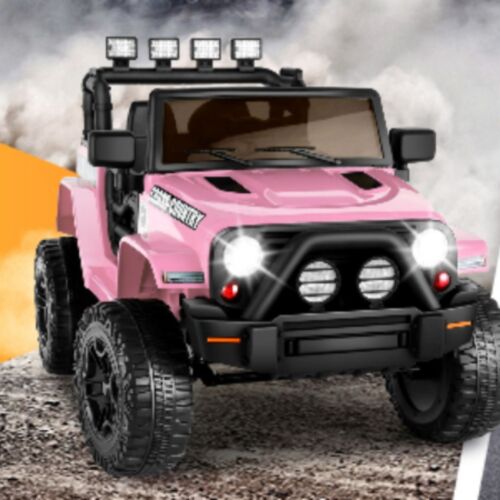 Electric Ride-On Truck with Remote Control and LED Lights - 3 Speed Options