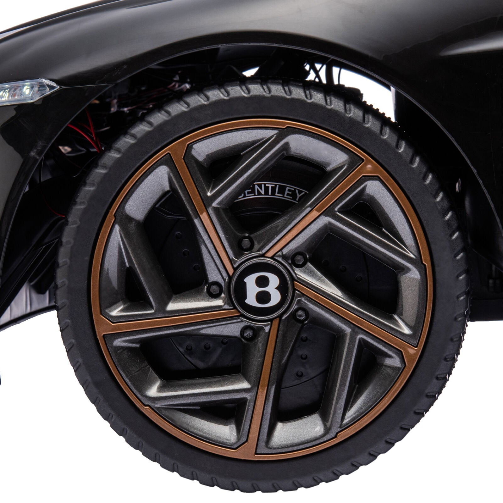 12V Licensed Bentley Bacalar Kids Ride on Car with Butterfly Doors in Black