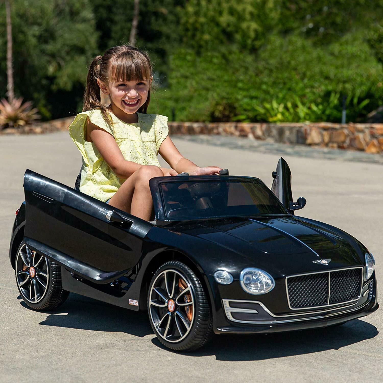Bentley Kids Electric Ride On Car Toy Racer with 2-Speed and Remote Control - Licensed US Version