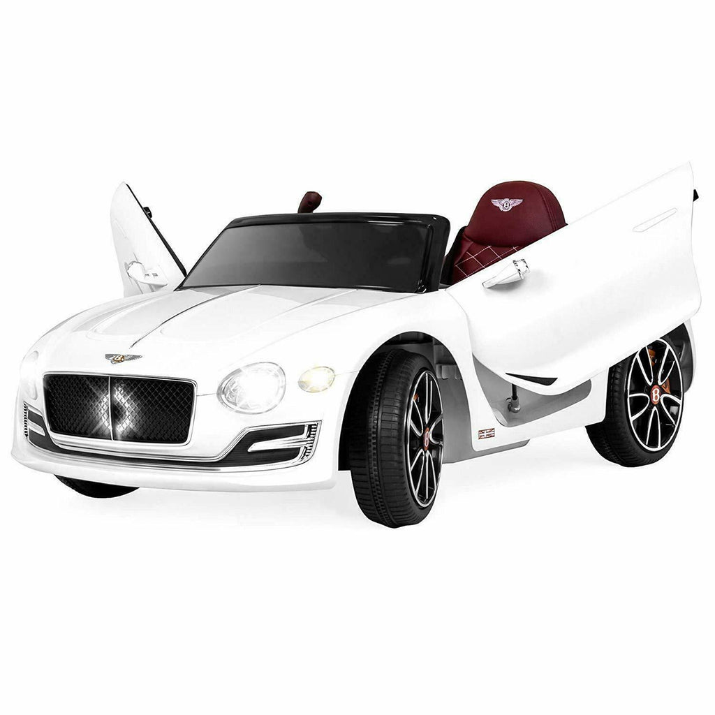 12V Licensed Bentley Style Electric Ride-On Car with LED Lights and Remote Control for Kids