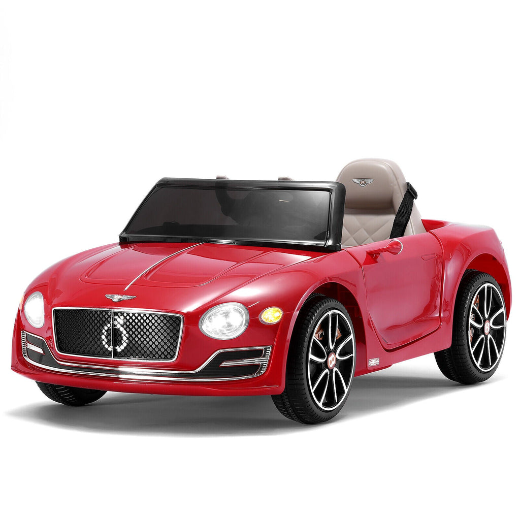 12V Licensed Bentley Style Kids Electric Ride On Car with Remote Control - Perfect Gift for Young Drivers