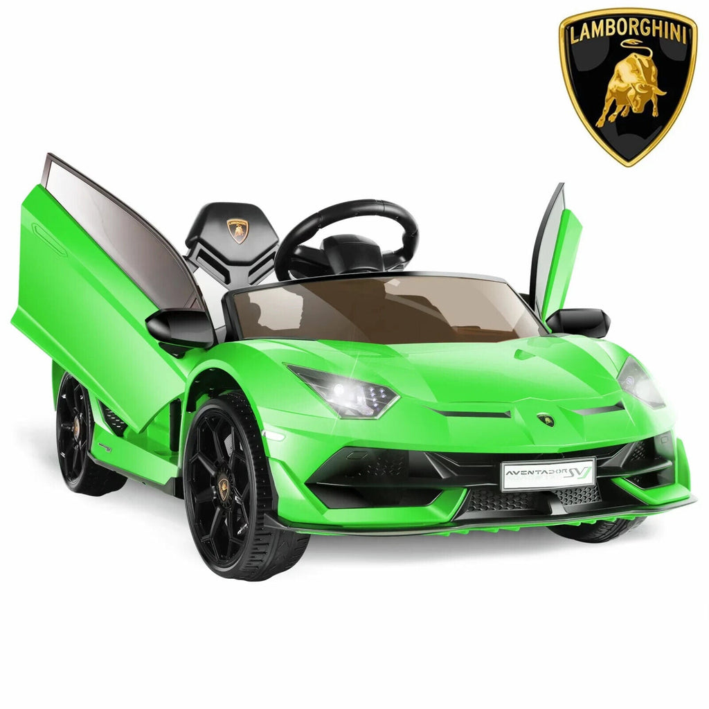 12V Licensed Lamborghini Aventador SVJ Electric Ride-On Car for Kids - Perfect Gift!
