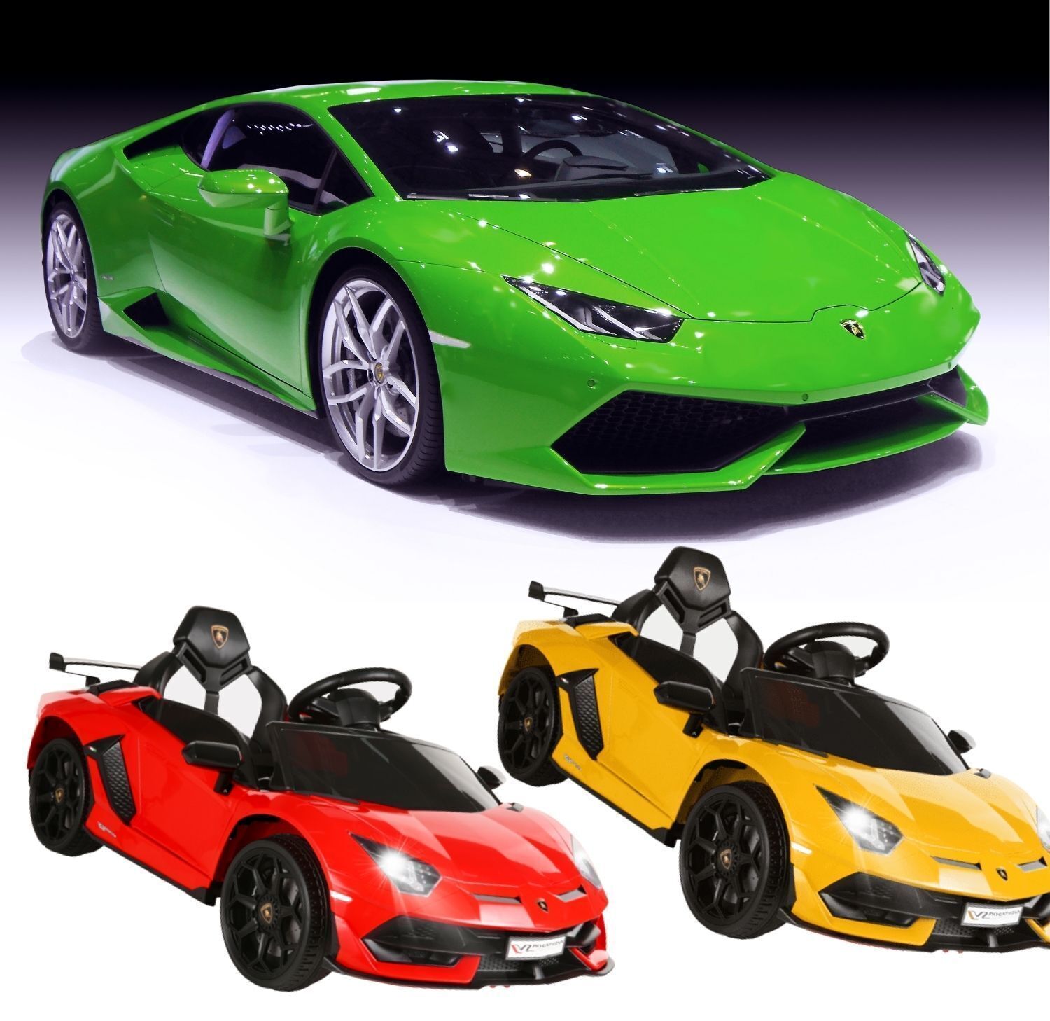 12V Licensed Lamborghini Electric Ride-On Car for Kids