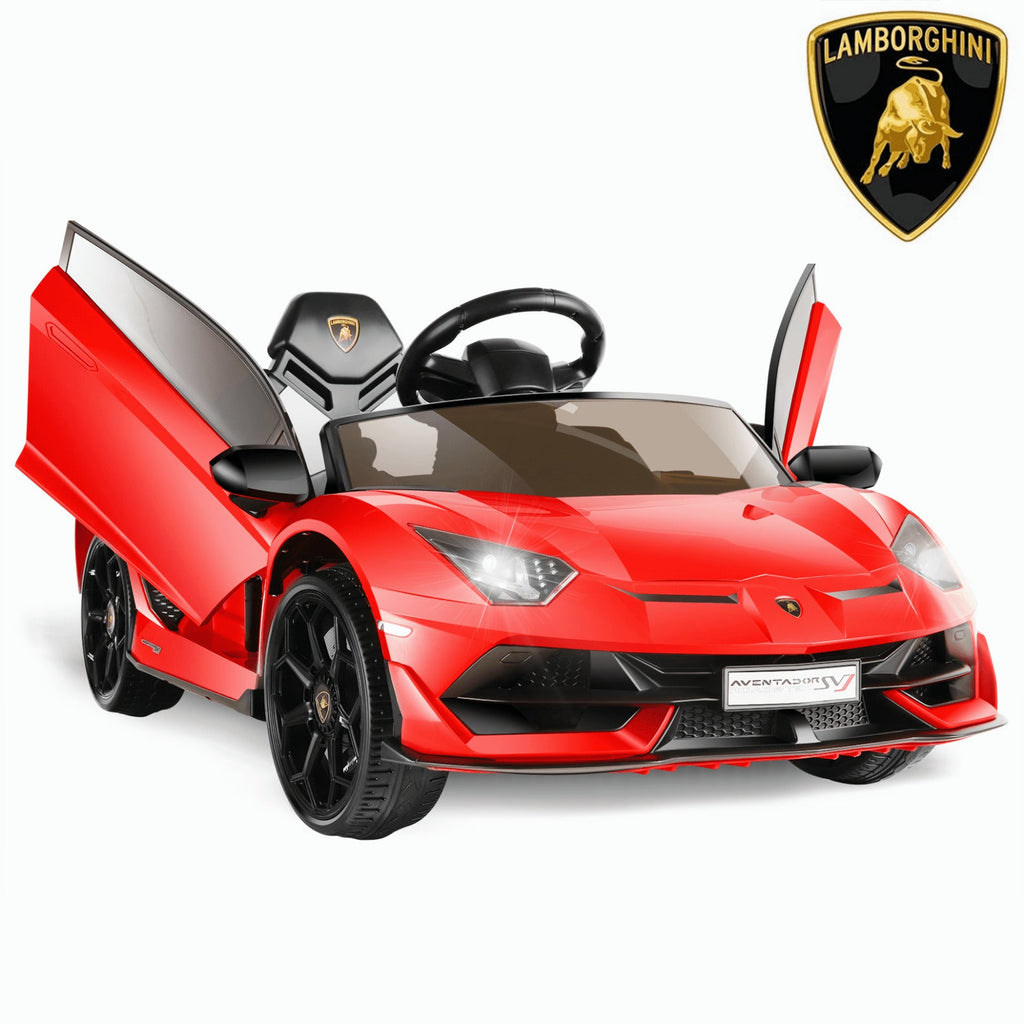 Licensed Lamborghini Poison 12V Battery Powered Electric Ride-On Car with Dual 35W Motors