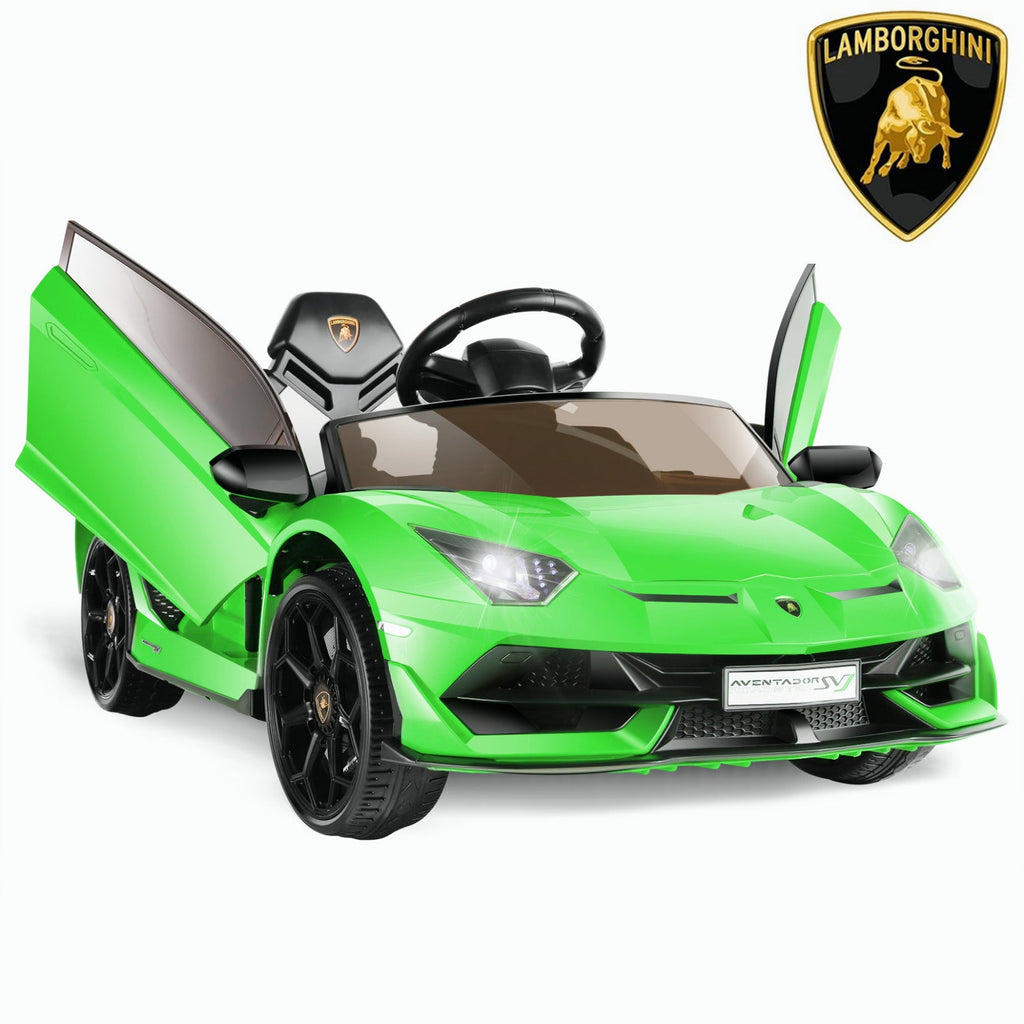 Licensed Lamborghini SVJ 12V Battery Powered Electric Ride-On Car for Kids