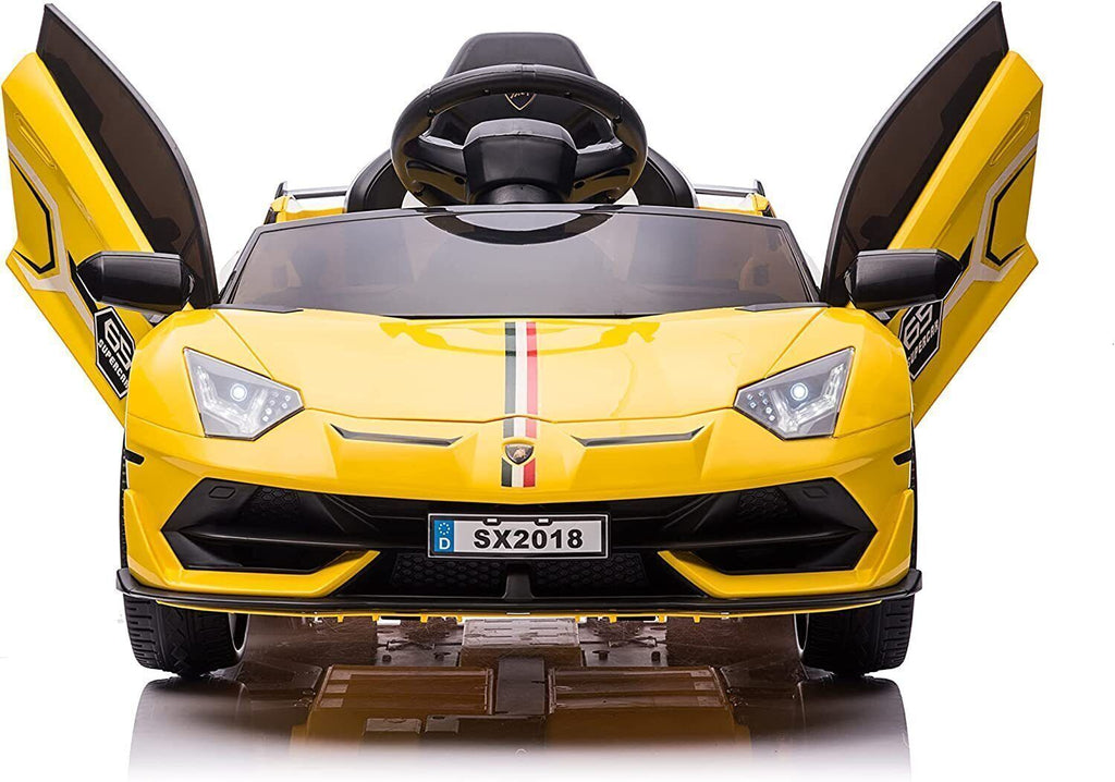 12V Licensed Lamborghini Electric Ride-On Sports Car for Kids with 7AH Battery
