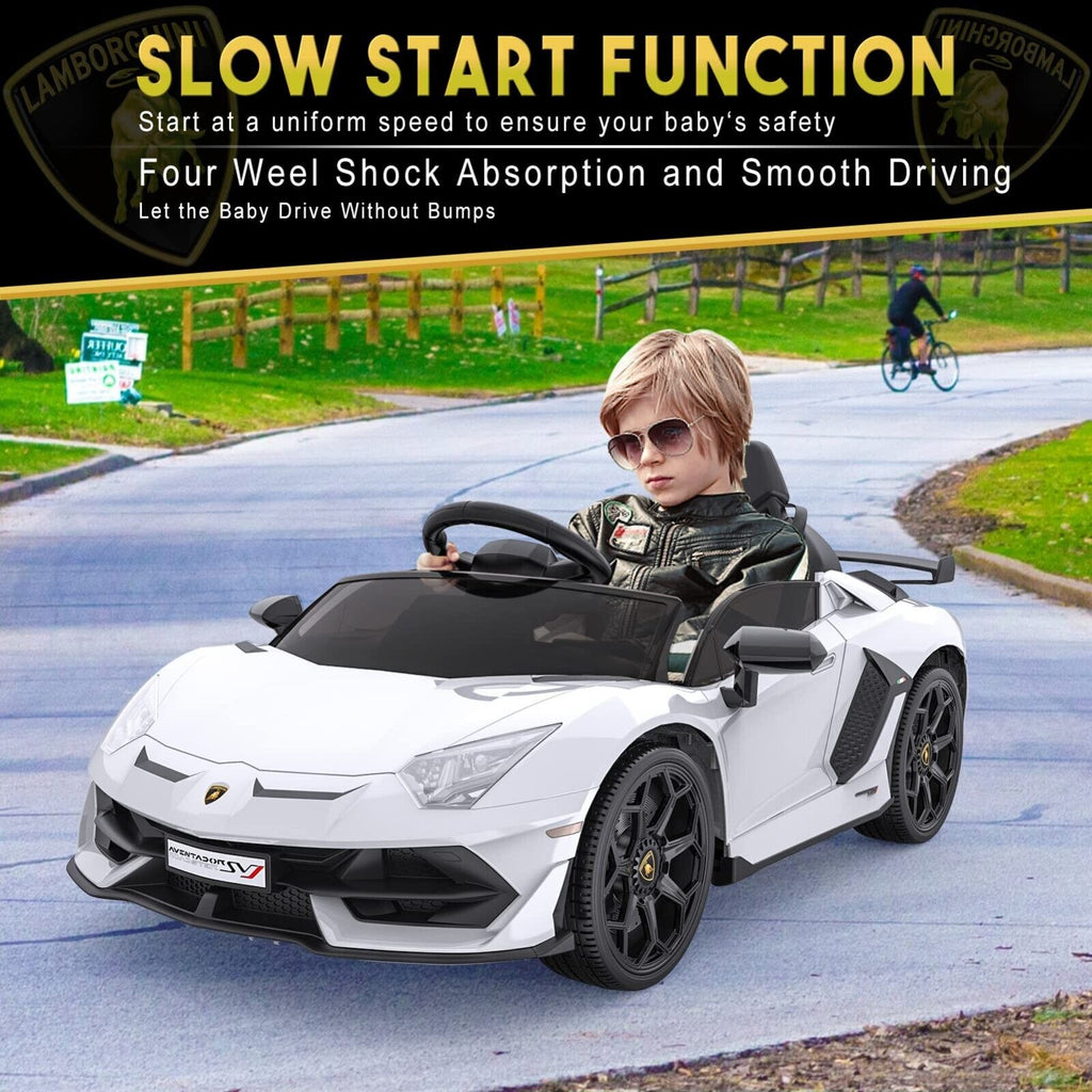 12V Licensed Lamborghini/McLaren Kids Ride On Car with Remote Control - Electric Gift for Children