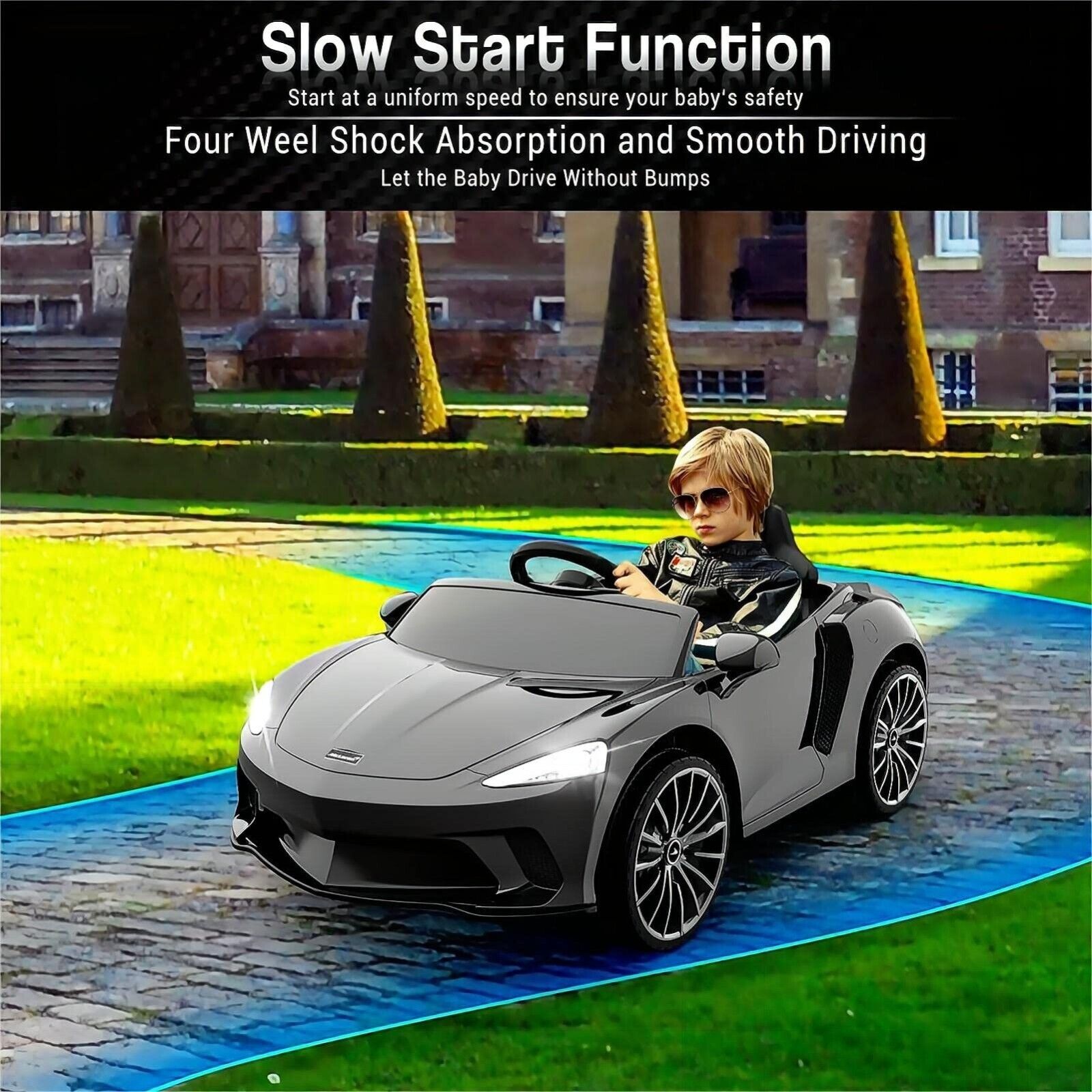 Licensed Lamborghini McLaren 12V Electric Ride-On Car for Kids with Remote Control