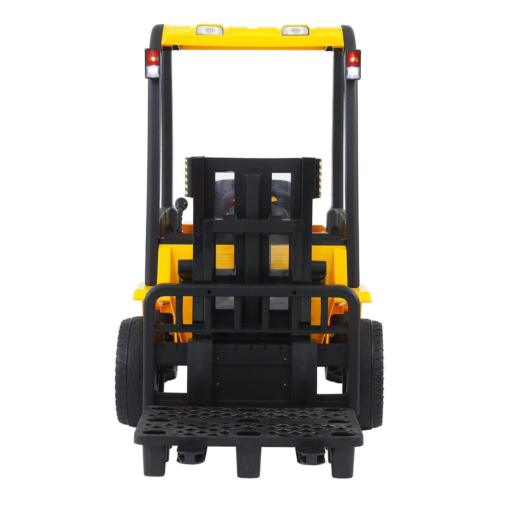 12V7A Electric Ride-on Car for Kids with Lifting Rod and Forklift Feature - Perfect Gift for Children