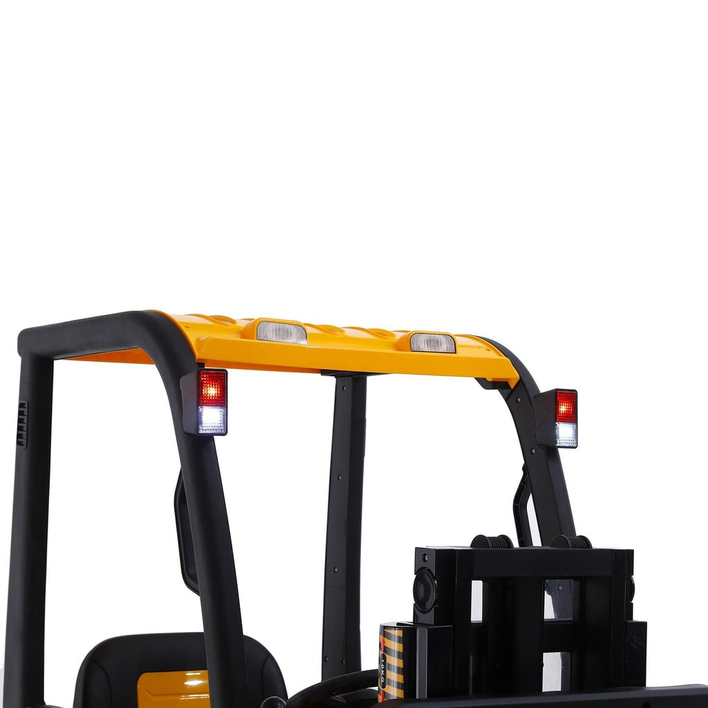 12V7A Electric Ride-on Car for Kids with Lifting Rod and Forklift Feature - Perfect Gift for Children