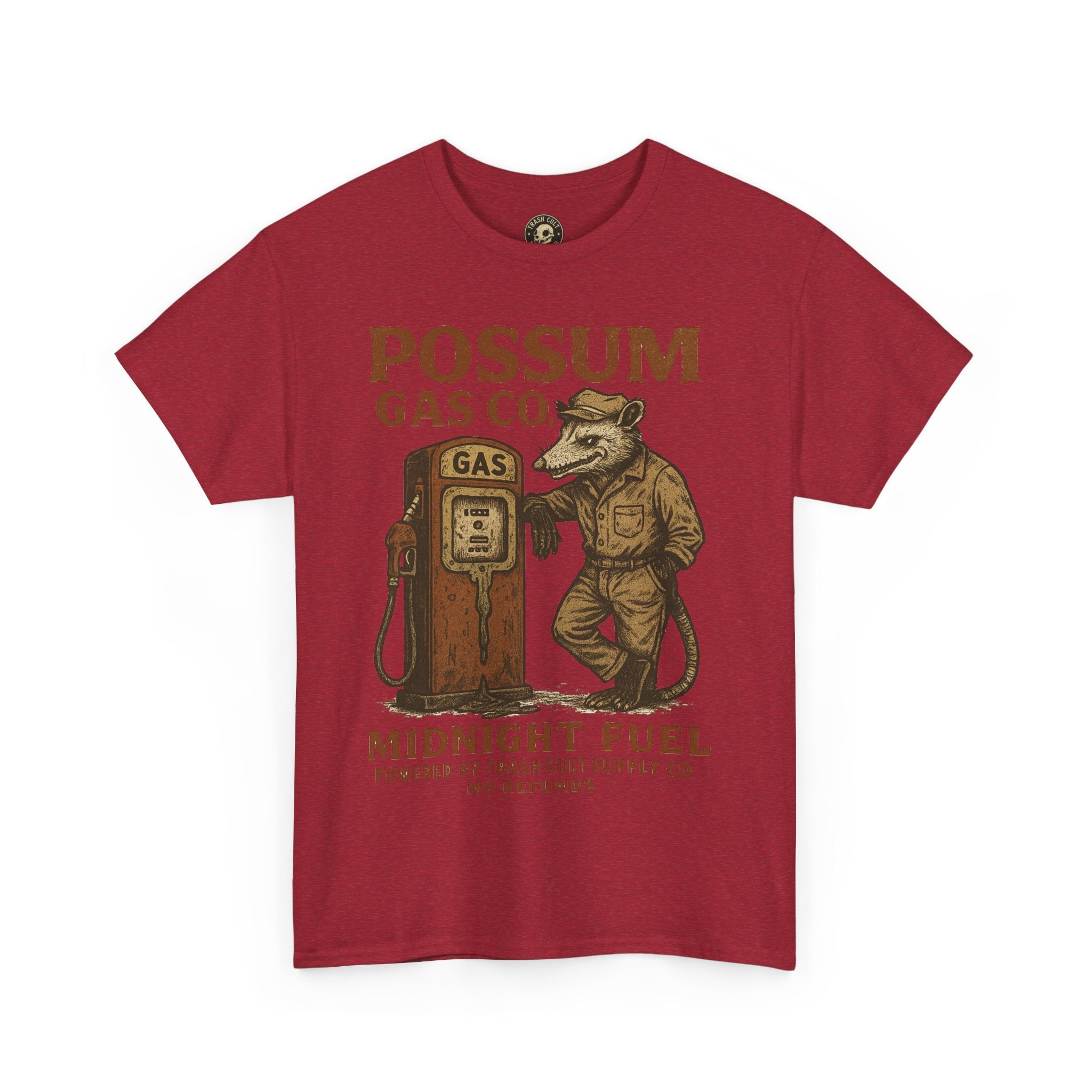 Possum Gas Co. Vintage Feral Mechanic Shirt – Trash Cult Supply Co. – Gildan 5000