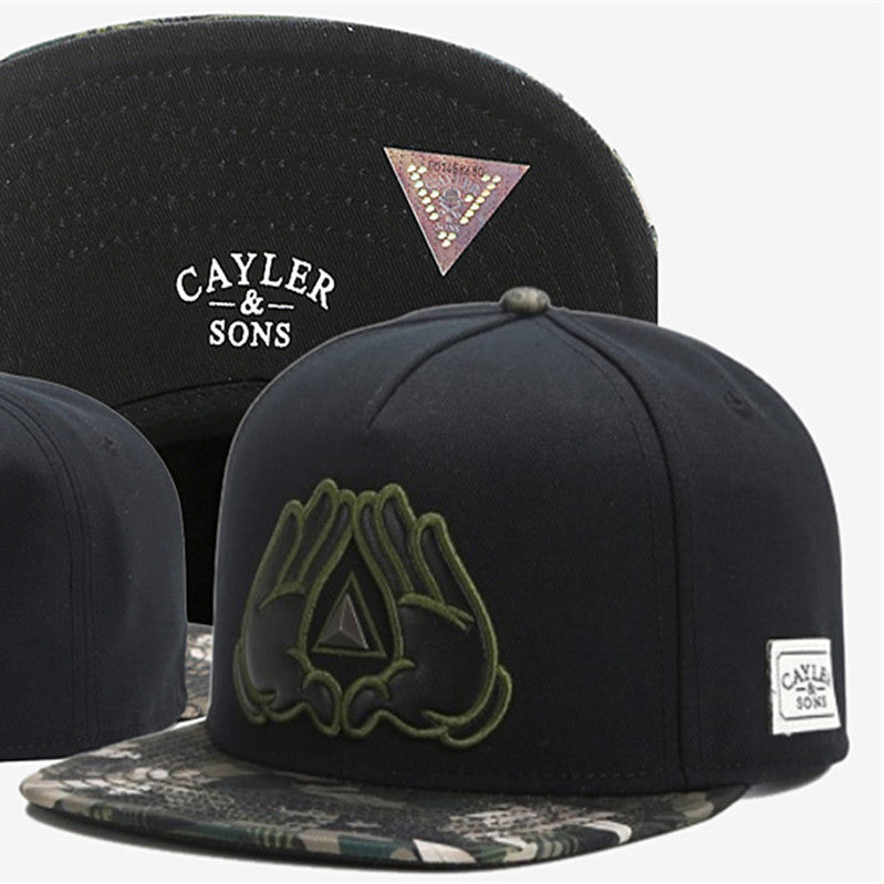 Gesture Embroidery Baseball  American Hat Assorted