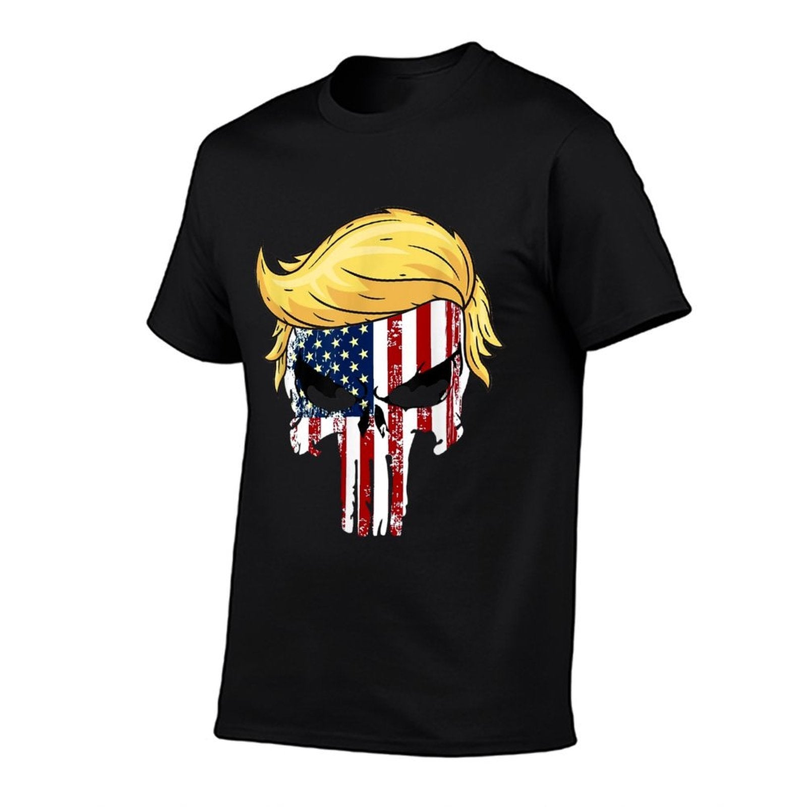 Donald Trump Hair President Skull Take America Back Merica  Moisture-wicking T-Shirt