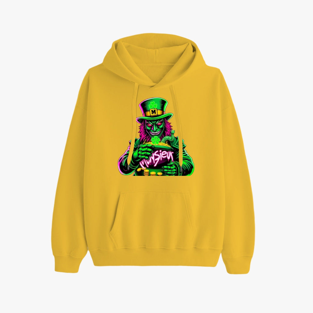 St. Patrick's Day Collection Munsieur Leprechaun Mafia Unisex Premium Pullover Hoodie Sweater