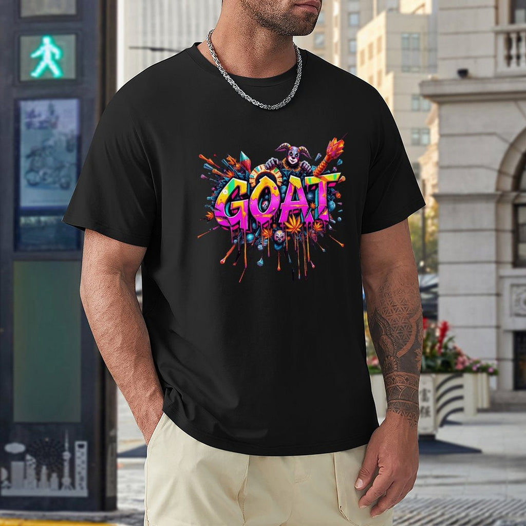 MUNSIEUR Mardi Gras Tee for Men – "GOAT" Elite Legacy Streetwear