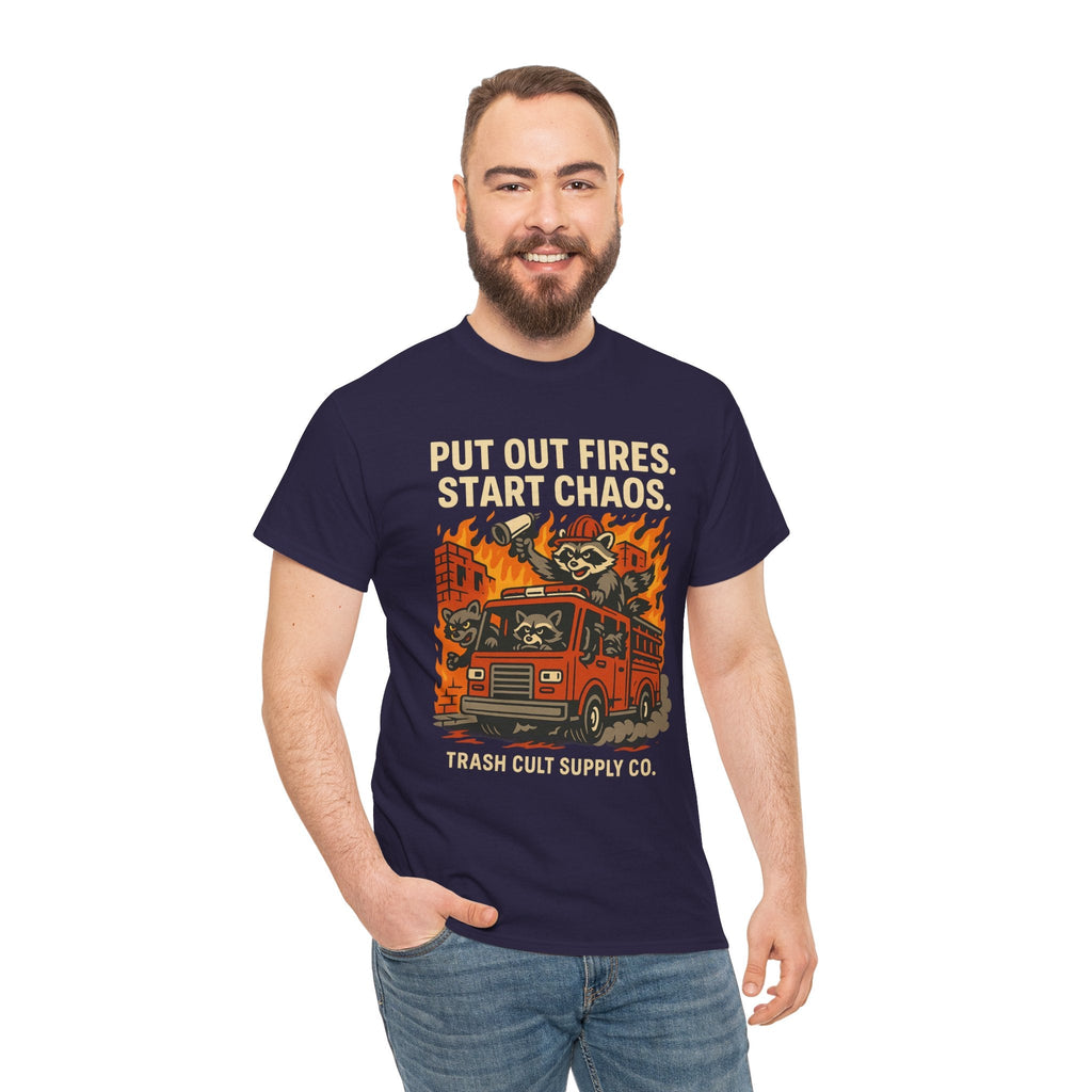 Put Out Fires Start Chaos Unisex Heavy Cotton Tee | Funny Firefighter Shirt | Casual Wear | Gift for Firefighter Lovers, Firefighter [...]
